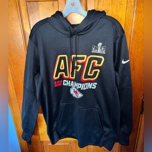 Nike Dri-Fit Black Kansas City Chiefs AFC Champions Hoodie